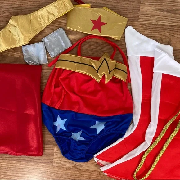 Rubies Justice League Wonder Woman Child Costume Size Medium Girls 8-10 - Picture 4 of 9